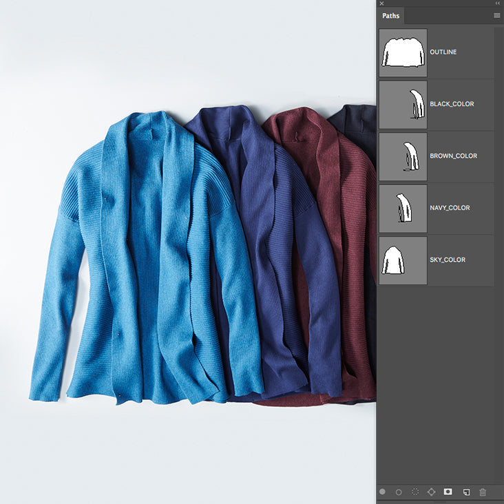 Multi-clipping path